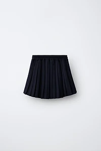 STRIPED PLEATED SKIRT