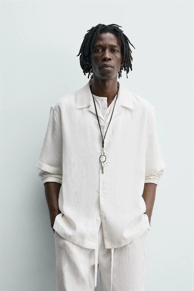 100% LINEN RELAXED FIT SHIRT