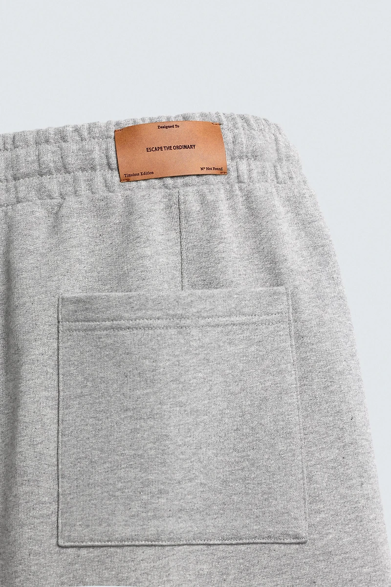 WIDE FIT PANTS WITH SEAMS