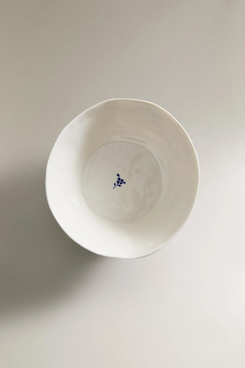 BOL PORCELAINE FLORAL