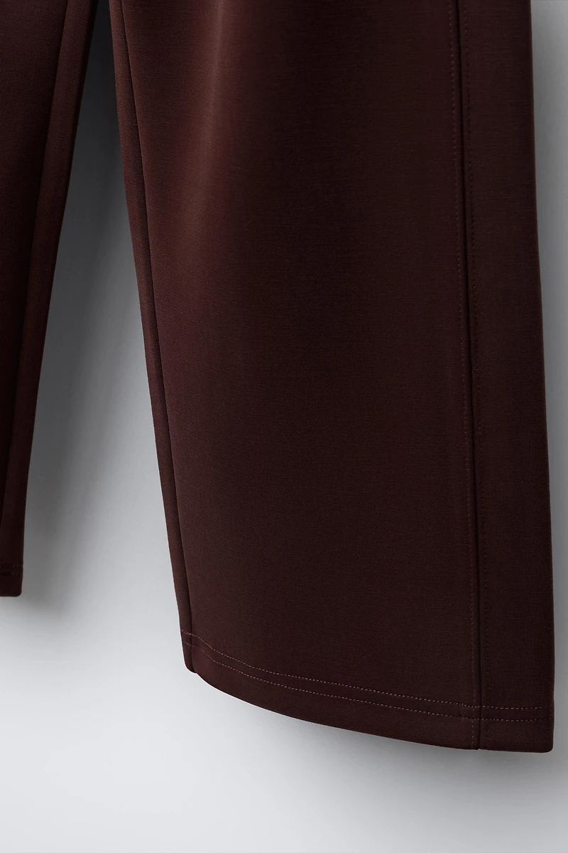 SPORTY WIDE LEG PANTS