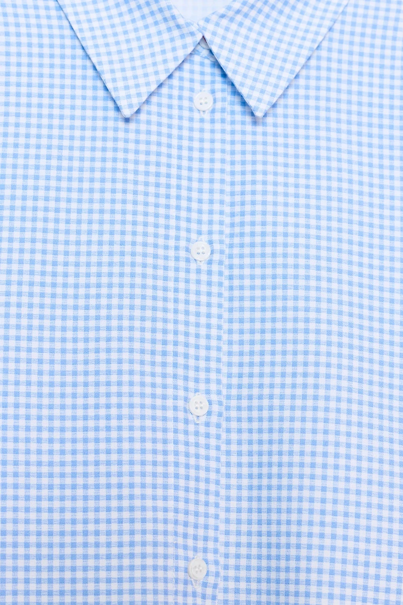 CHEMISE OXFORD À CARREAUX