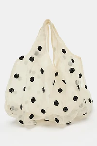 MESH BEAD HANDBAG