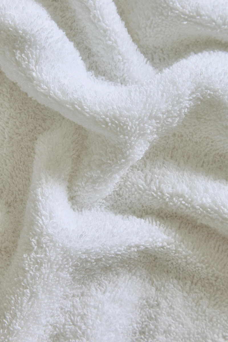 SERVIETTE DE BAIN COTON ÉPONGE UNIE (500 G/M²)