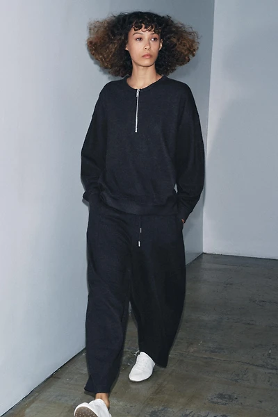 BALLOON RIB SOFT PANTS