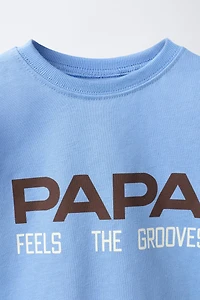 T-SHIRT IMPRIMÉ MAMAN ET PAPA