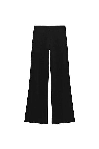 STRETCH WIDE LEG PANTS