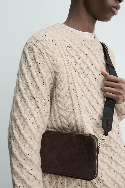 LEATHER CROSSBODY BAG