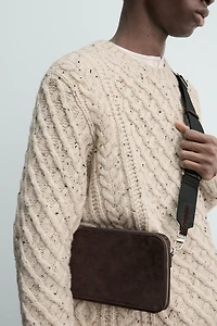 LEATHER CROSSBODY BAG