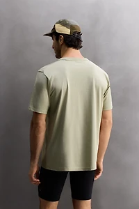 COTTON BLEND TECHNICAL T-SHIRT