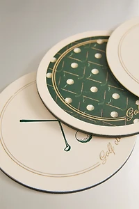 PACK OF GOLF CORK COASTERS (PACK OF 4)