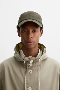 WASHED EMBROIDERED CAP