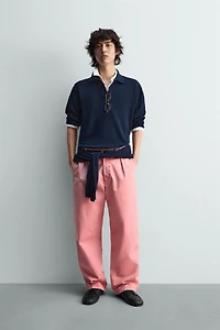 POLO EN MAILLE À COUPE DÉCONTRACTÉE