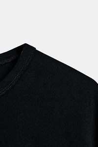 RUSTIC THREE-QUARTER SLEEVE T-SHIRT
