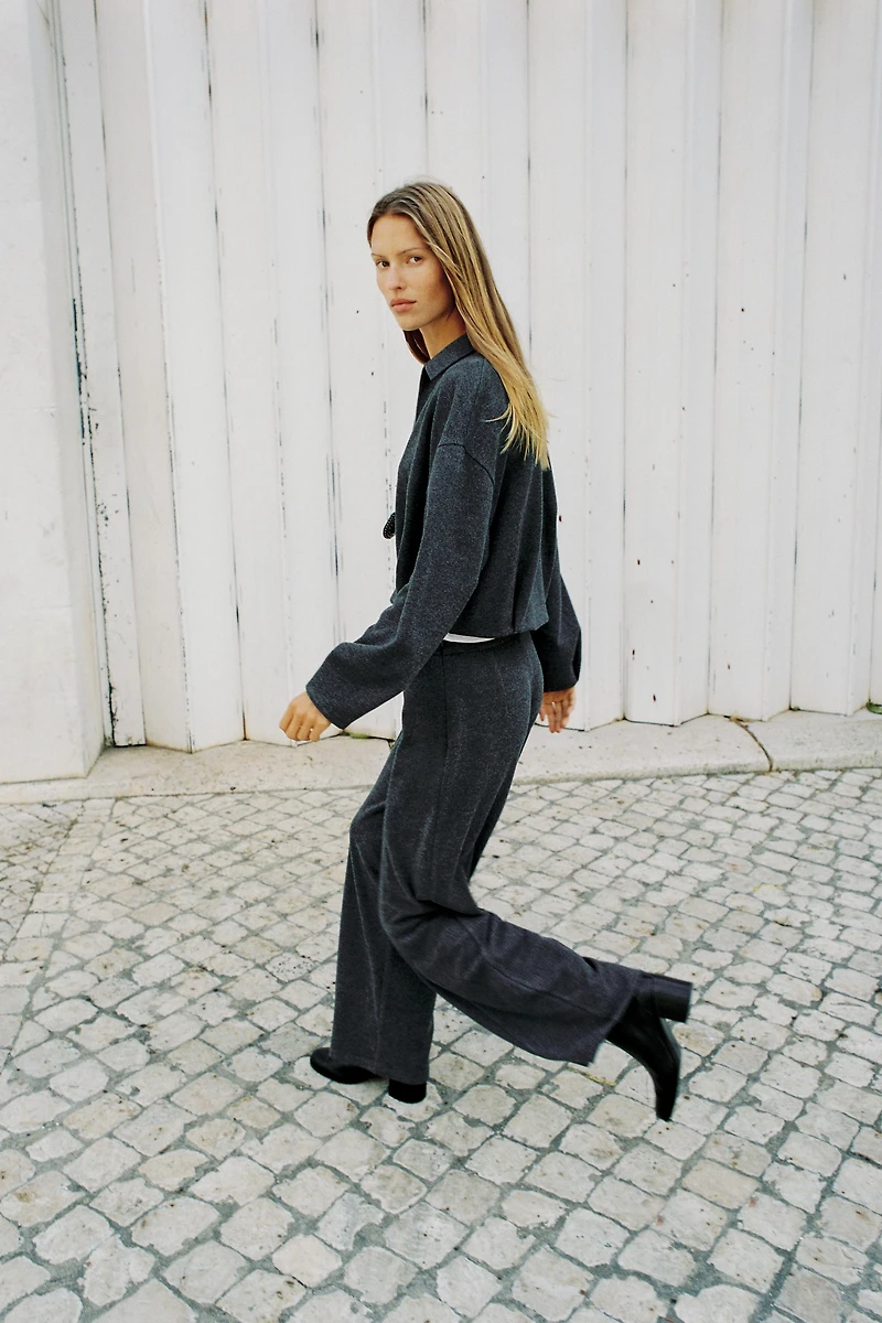 BLOUSON EN SERGÉ DOUX