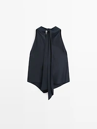 Total look cowl neck top