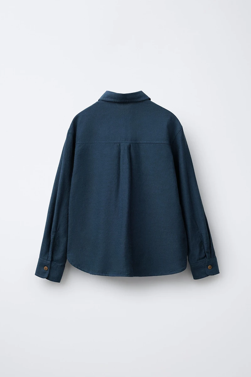 FLANNEL POCKET SHIRT