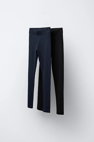 LOT DE DEUX LEGGINGS BASIQUES