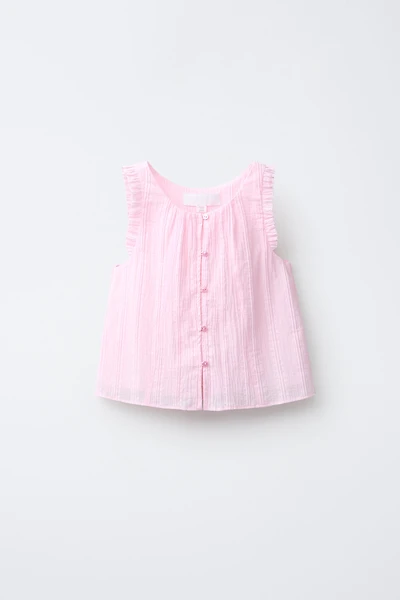 TEXTURED WEAVE TOP