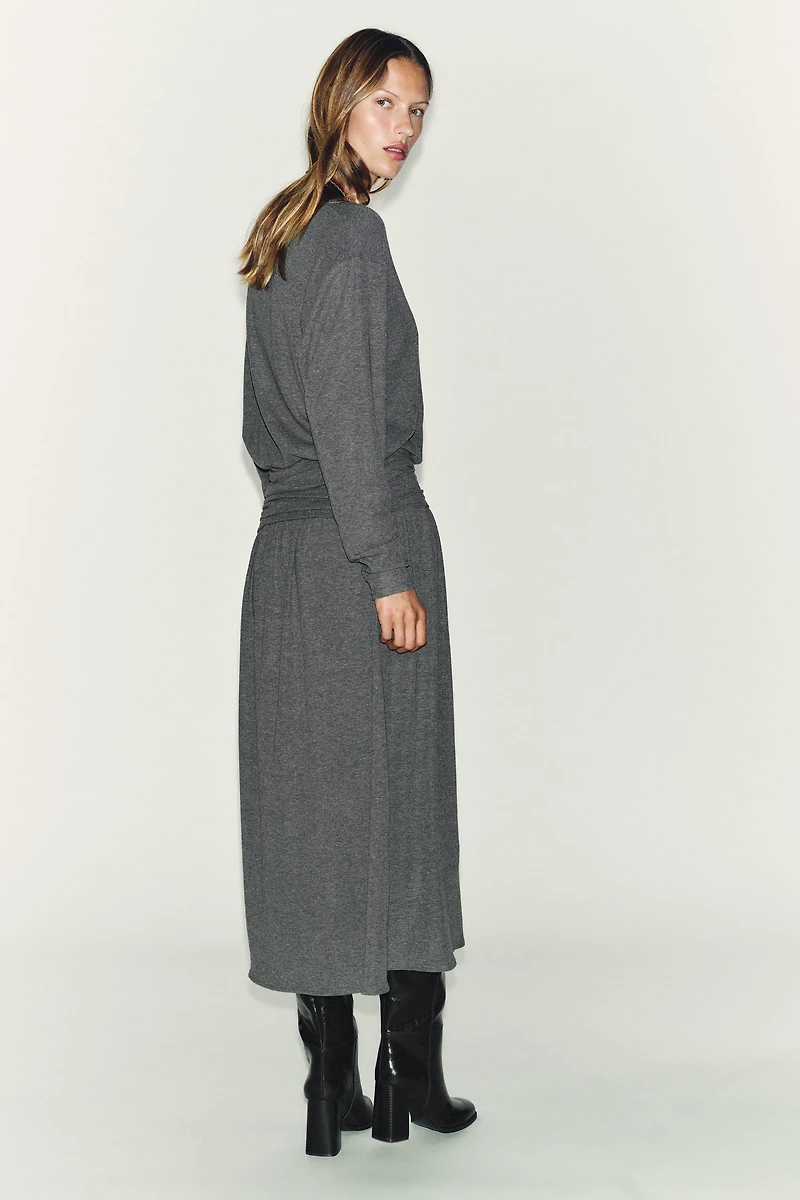 SOFT DRESS WITH SASH