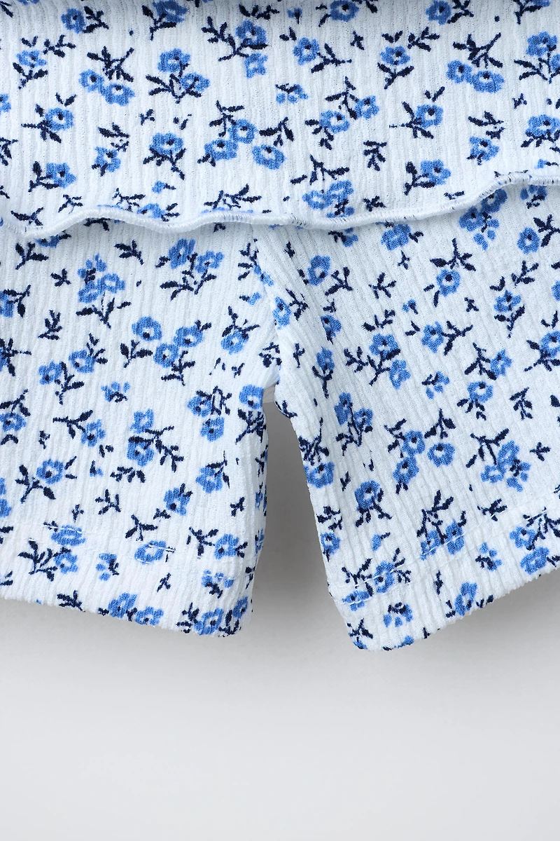 FLORAL SKORT