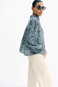 CHEMISE BRODERIES PERFORÉES