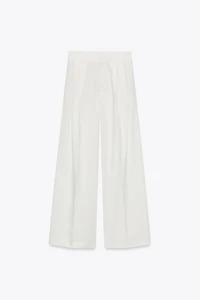PLEATED PANTS WITH FLAPS