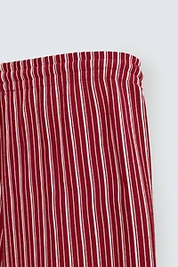 PANTALON COUPE DÉCONTRACTÉE RAYURES