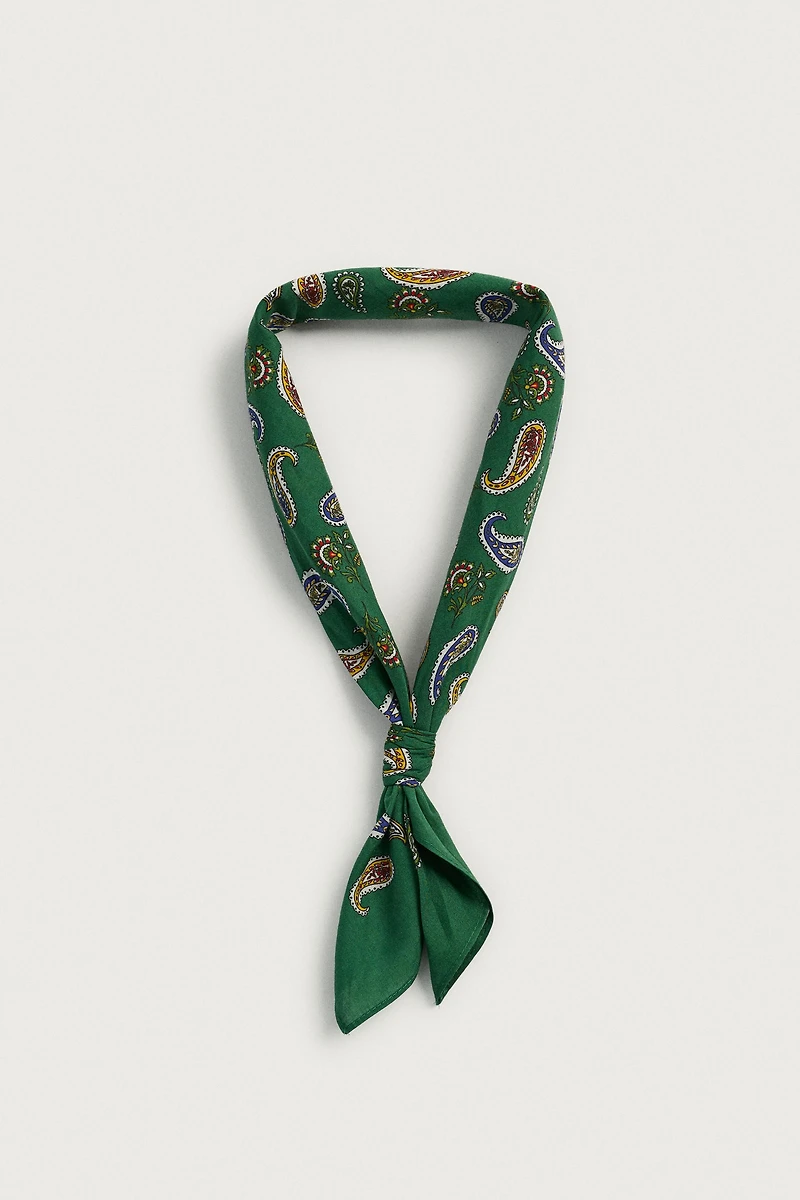 GEOMETRIC PRINT BANDANA