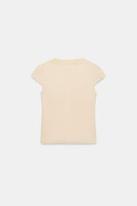 SCOOP NECK LACE TOP