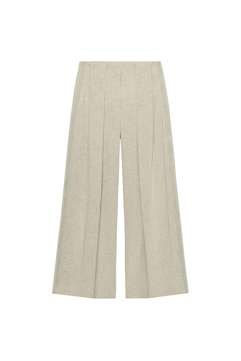 ZW COLLECTION TOPSTITCHED STRAIGHT PANTS