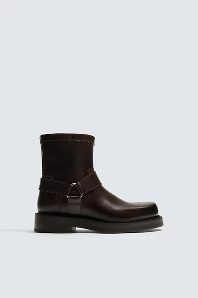 LIMITED EDITION HARNESSED LEATHER BOOTS