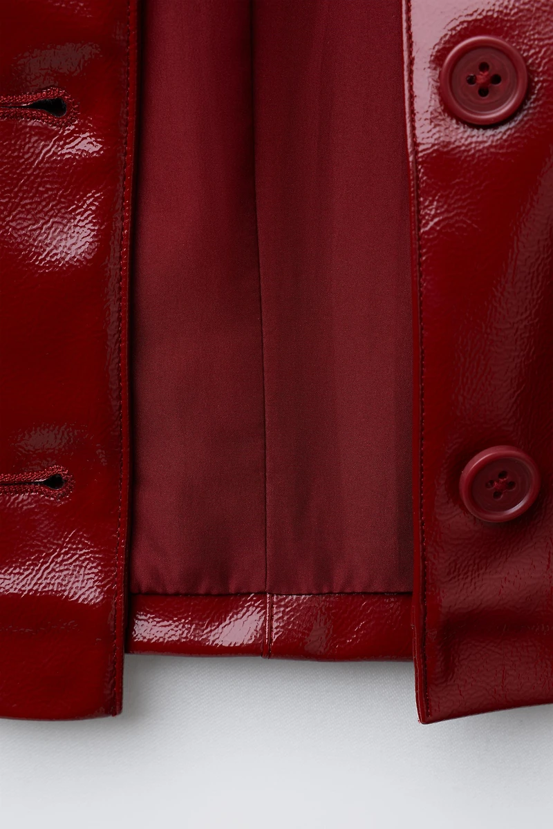 PATENT EFFECT JACKET