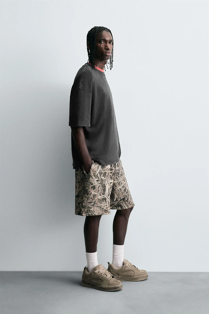 ABSTRACT PRINT SHORTS