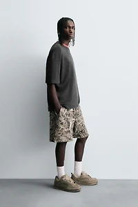ABSTRACT PRINT SHORTS