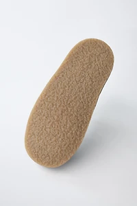 BOTTES EN CUIR DOUBLÉES