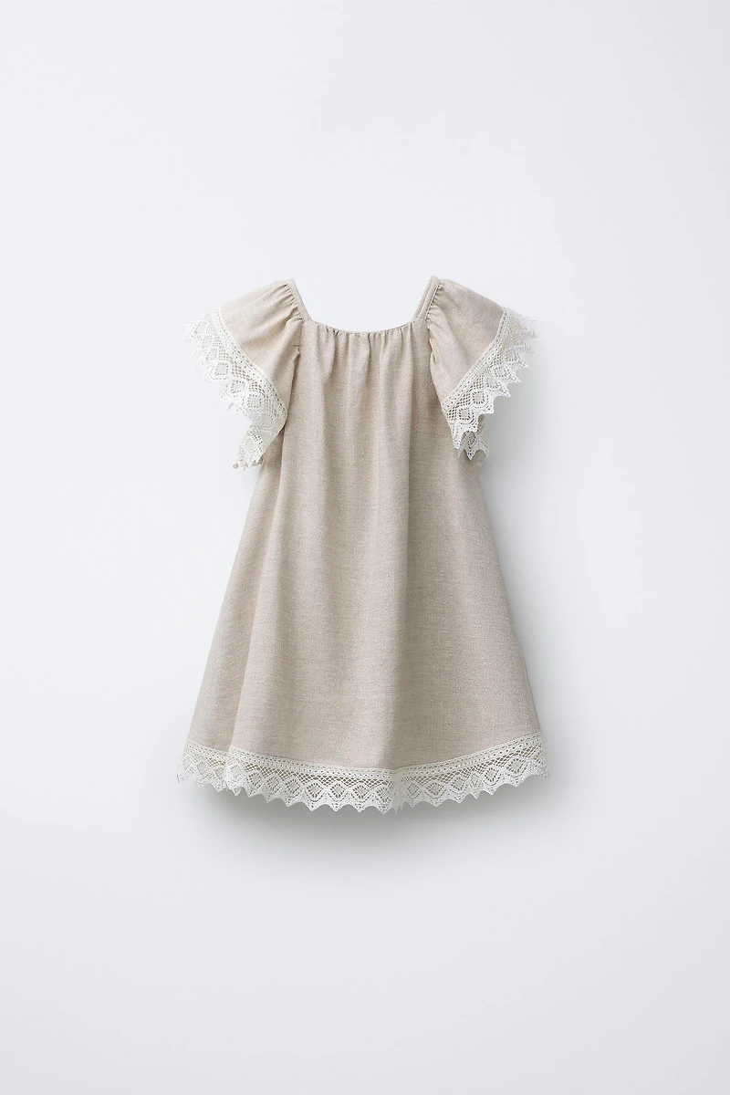 SHIMMER LACE DRESS