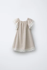 SHIMMER LACE DRESS