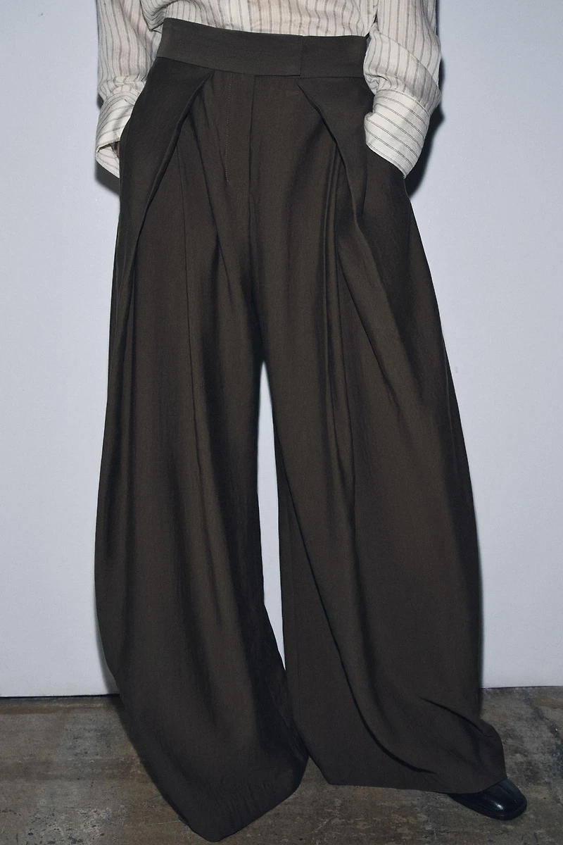 ZW COLLECTION FRONT PLEAT PANTS