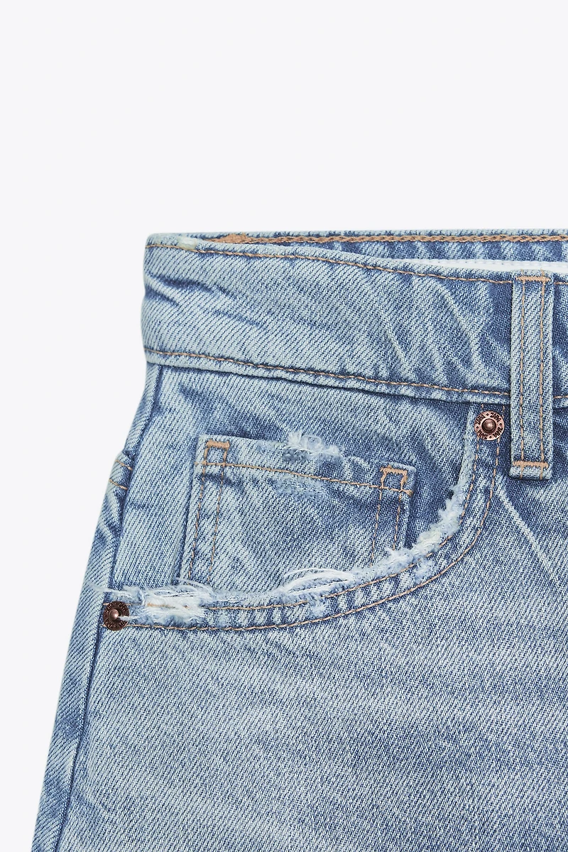 JUPE-CULOTTE EN JEAN TRF