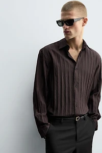 STRIPED JACQUARD SHIRT