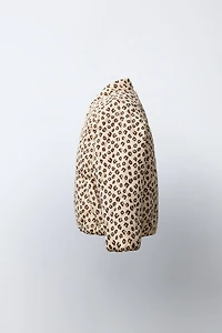 BLOUSON MATELASSÉ ANIMAL PRINT