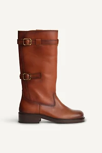 BOTTES EN CUIR À BOUCLES ÉDITION LIMITÉE