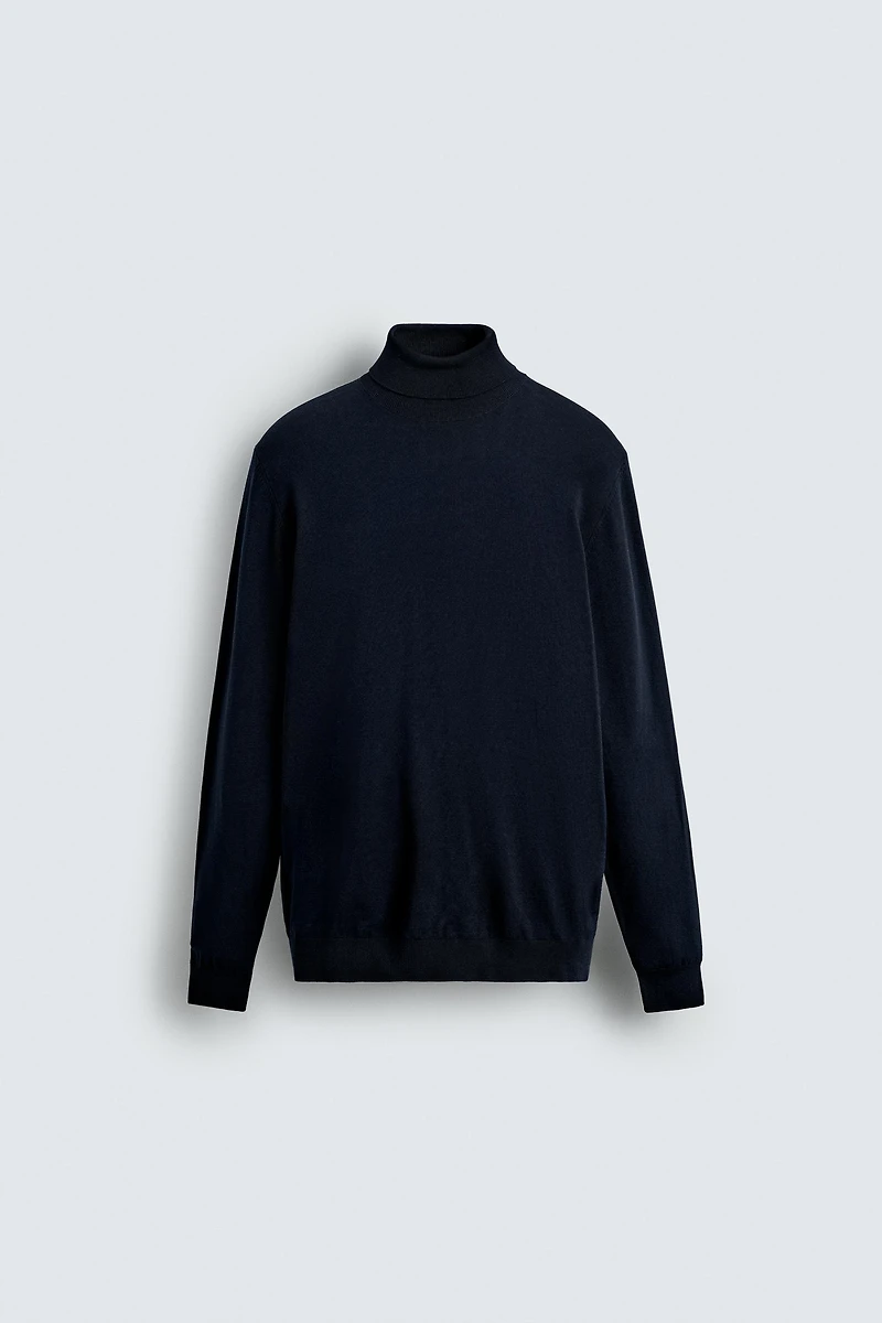 BASIC HIGH NECK SWEATER
