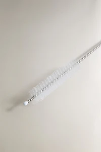 COLOURED BOROSILICATE GLASS STRAW SET (PACK OF 6)