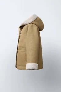 DOUBLE-FACED FLEECE COAT