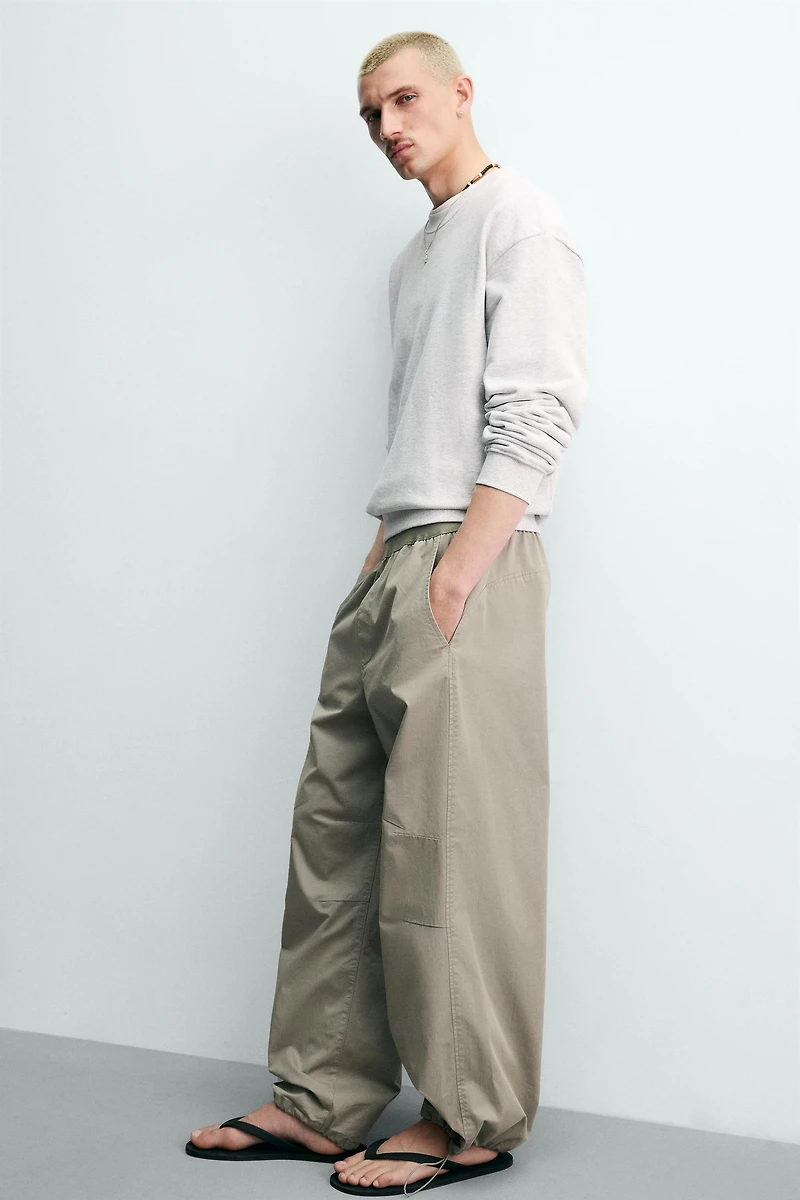 RELAXED FIT PARACHUTE PANTS