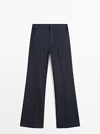 Jean flare taille haute