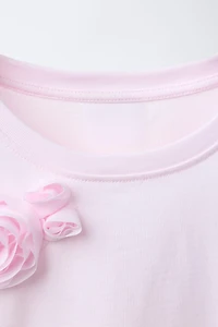 ORGANZA FLORAL TOP