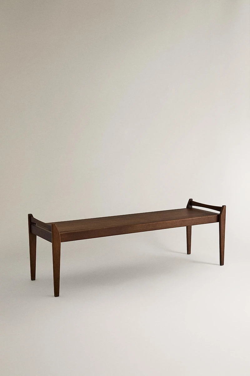 LONG WOODEN BENCH